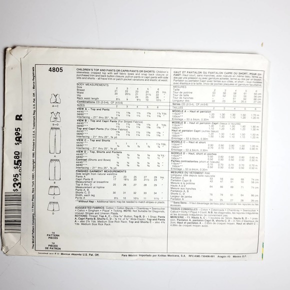 Vintage | Sewing Pattern Girls Outfit 5 - Picture 4 of 5